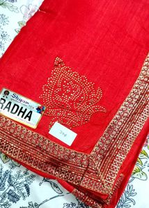 NEW RED SAREE