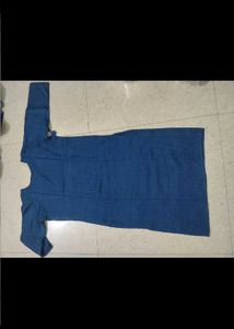 Blue Striped Kurta