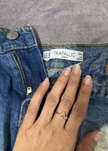 Distressed Denim Shorts