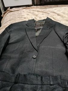 Men's Charcoal Suit Set