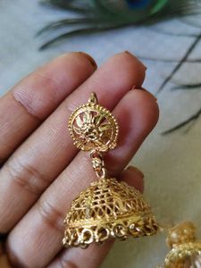 Gold plated Jhumka✨