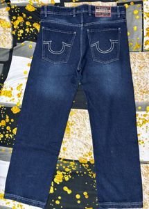 TRUE RELIGION Dark Blue Baggy Jeans