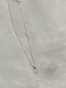 Heart Pendant Necklace pink 🩷