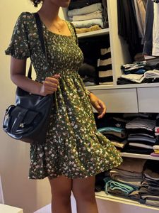 Floral Puff Sleeve Dress