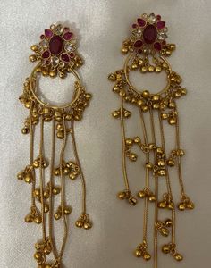 Elegant Gold Dangle Earrings