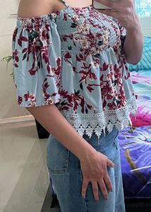 Floral Off-Shoulder Top