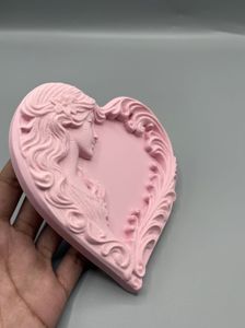 Elegant Blush Heart Jewelry Tray