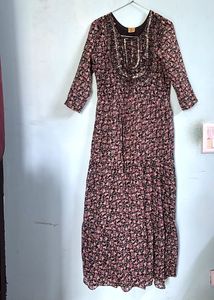 Vintage Floral Maxi Dress