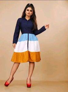 Multi Colour Dress For Summer.. Limited Deal