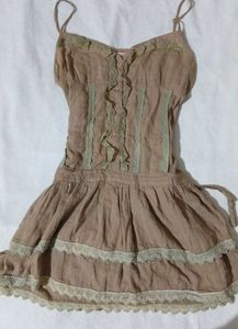 Vintage Lace Trimmed Sun Dress