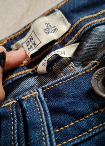 Classic Blue Denim capris