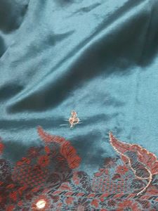 Silk Saree with Floral Border