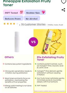 MRP - 399 Plix Pineapple Exfoliation Fruity Toner