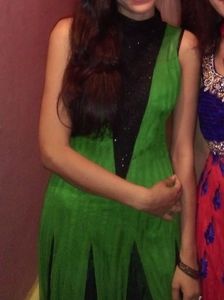 Vibrant Green Ethnic Gown