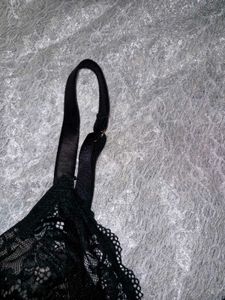 Black Lace Bra