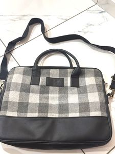Stylish Plaid Laptop Bag