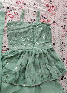 Sea Green Garara Set For Women