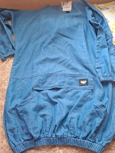 Denim Hoodie Tunic - New with Tags!