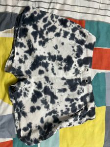 Tie-Dye Print Lounge Shorts
