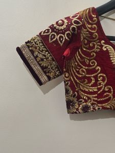 Elegant Embroidered Lehenga saree