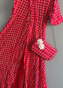 long dress with Purse