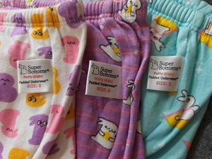 New 3-Pack Super Bottoms Padded Underwear 3-4years