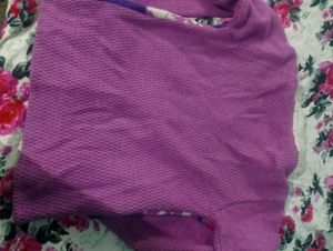 Purple Cardigan
