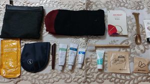 Tumi pouch andTravel Amenity Kit
