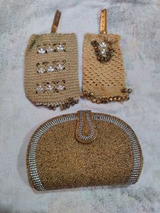 Unique Embroidered Drawstring Pouch