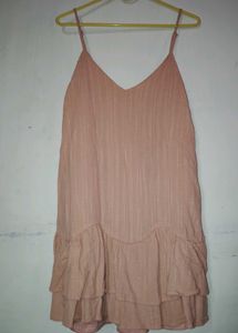 Cute Pink Ruffled Dress