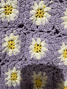 Crochet Daisy Flower Crop Top
