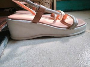 Shimmer Strap Wedge For Women
