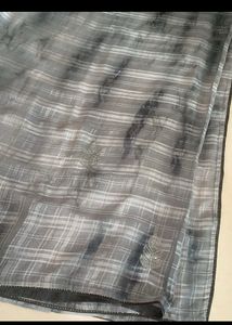 Beautiful Grey Saree