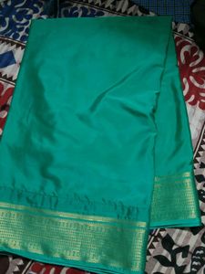 Mysore silk crepe saree with blouse