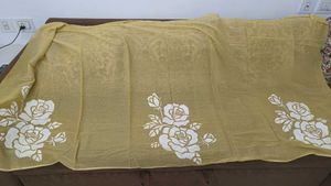 hand painted cotton dupatta