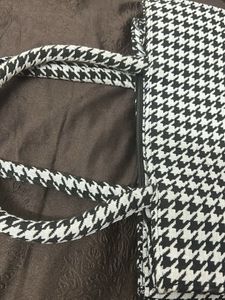 Houndstooth Tote Bag