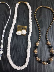Assorted Necklaces and Earrings Set