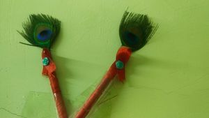 Beautiful Pens With Peacock Feathers