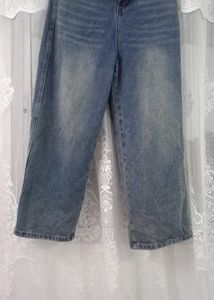 savana Wide Leg Blue Denim Jeans