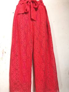 Lace Palazzo Pants