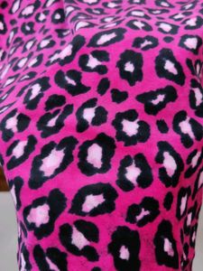 42 Bust - Leopard Print Winter Dress