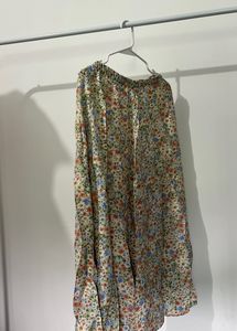 ZARA Floral Skirt