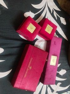 velvet Jewellery Boxes 4 pc
