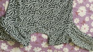 Stylish Cold Shoulder Kurta with Black &amp; White Pri