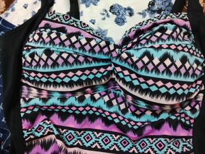 Boho Tribal Print Bikini Top