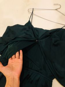 Elegant Dark Green Maxi Dress