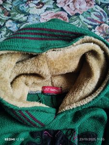 Green Winter Hoodie