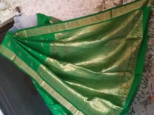 1-Time Used ElegantMeenaWork KanchiPattuSaree-Sti