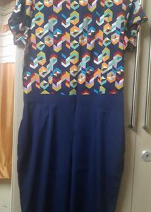 Stylish Geometric Print Jumpsuit