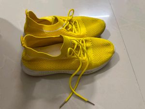 Vibrant Yellow Sneakers